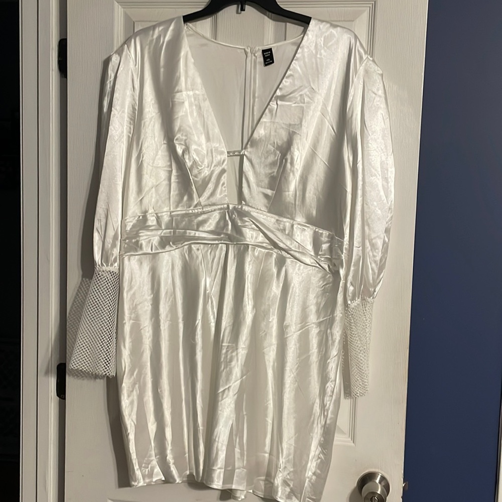 Never worn white dress